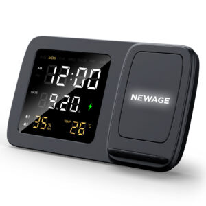 BÜLBÜL MASAÜSTÜ SAAT VE KABLOSUZ ŞARJ STANDI