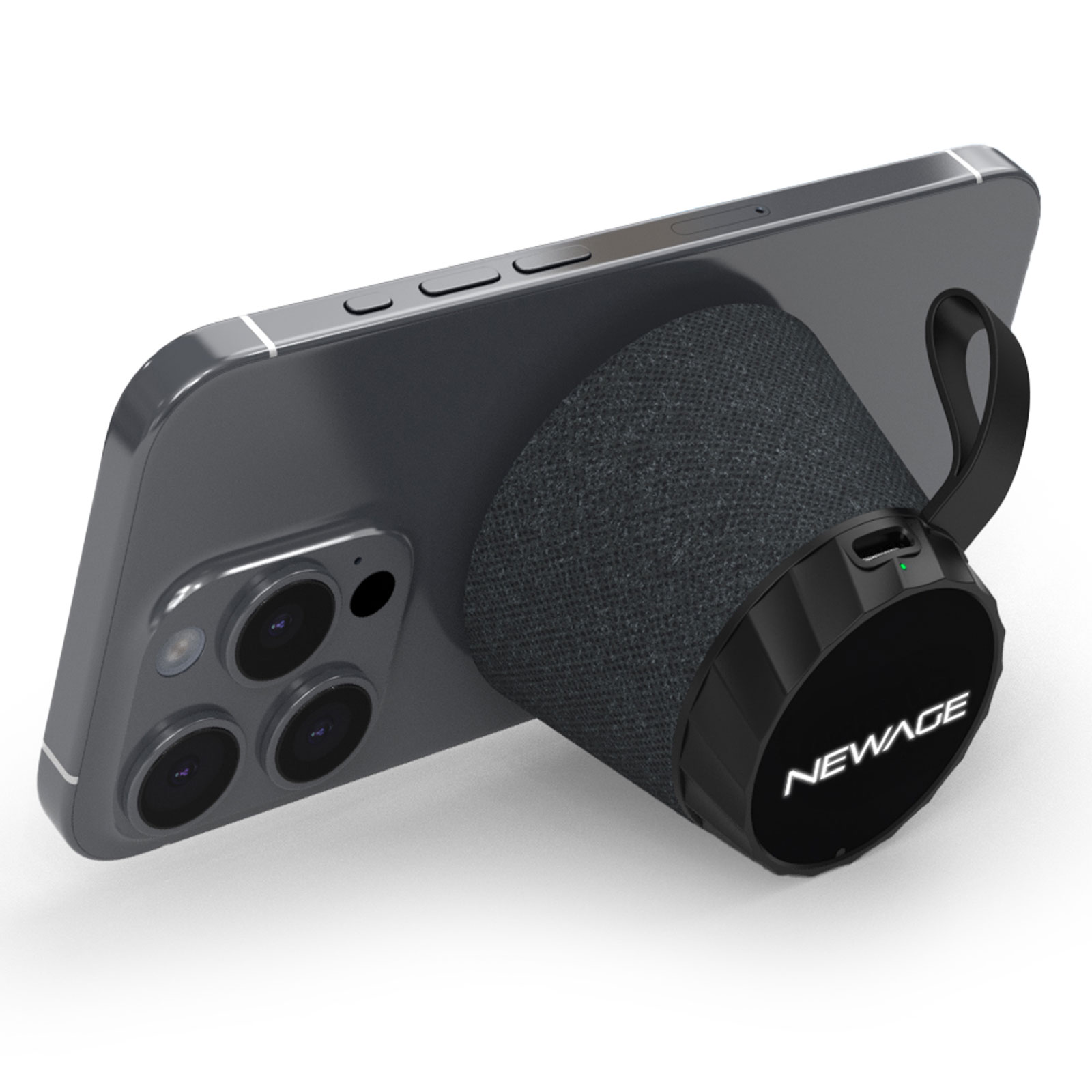 YANKI SİYAH BLUETOOTH MIKNATISLI IŞIKLI HOPARLÖR - Görsel 2