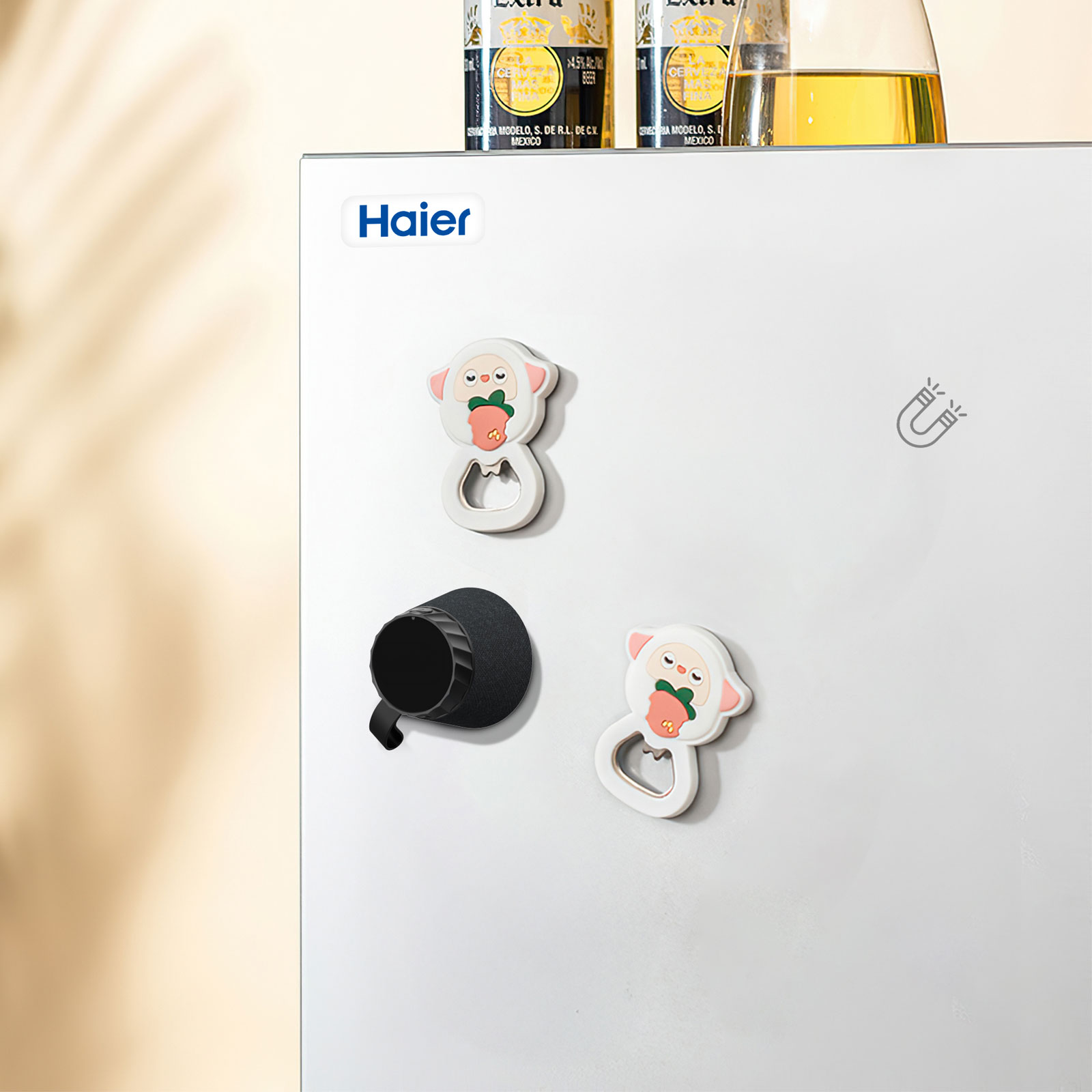 YANKI SİYAH BLUETOOTH MIKNATISLI IŞIKLI HOPARLÖR - Görsel 4