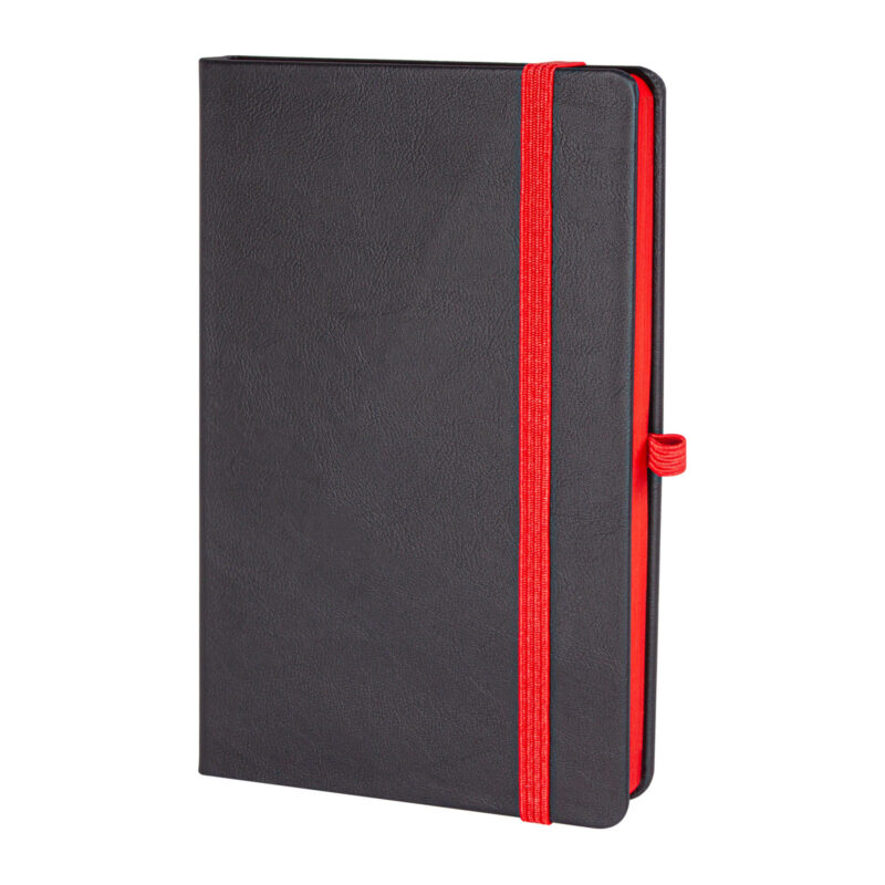TUNALI KIRMIZI TARİHSİZ DEFTER (13X21 CM)
