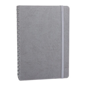 ANITTEPE GRİ TARİHLİ GİZLİ SPİRALLİ AJANDA (17X24 CM)