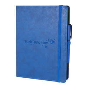 SÖĞÜTÖZÜ LACİVERT SPİRALLİ TARİHSİZ DEFTER (17X24 CM)