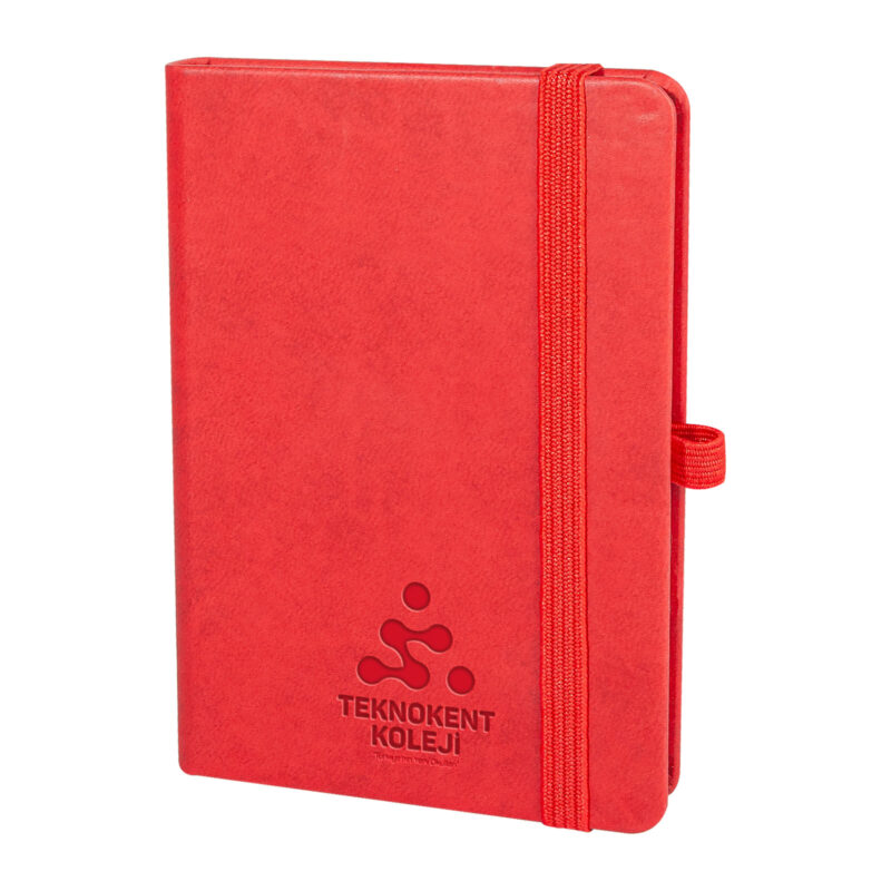 İNCEK KIRMIZI TARİHSİZ DEFTER (9X14 CM)