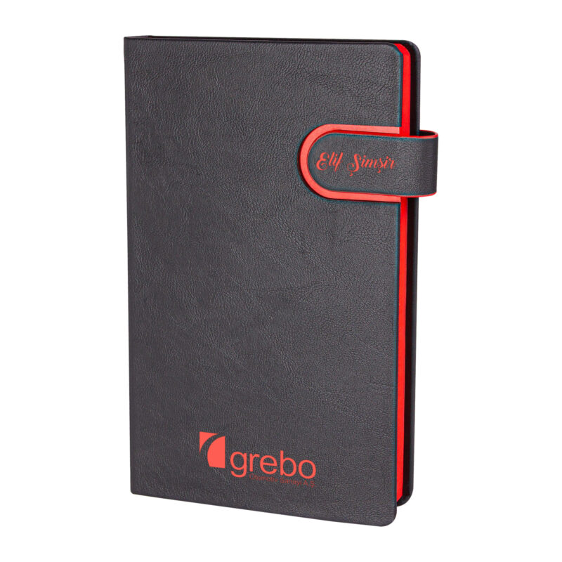 EMEK KIRMIZI TARİHSİZ DEFTER (13X21 CM)
