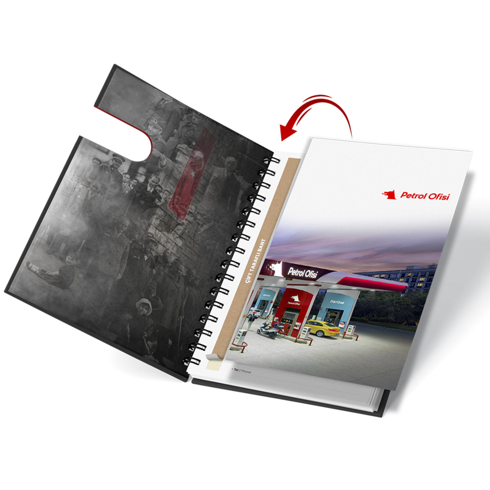 GAZİ TARİHLİ AJANDA (17X24 CM) - Görsel 3