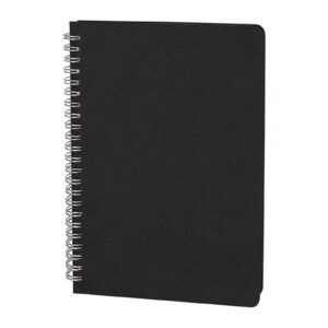 AKYURT SİYAH SPİRALLİ TARİHSİZ DEFTER (13X21 CM)