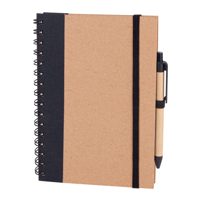 PURSAKLAR SİYAH SPİRALLİ TARİHSİZ DEFTER (15X21 CM)