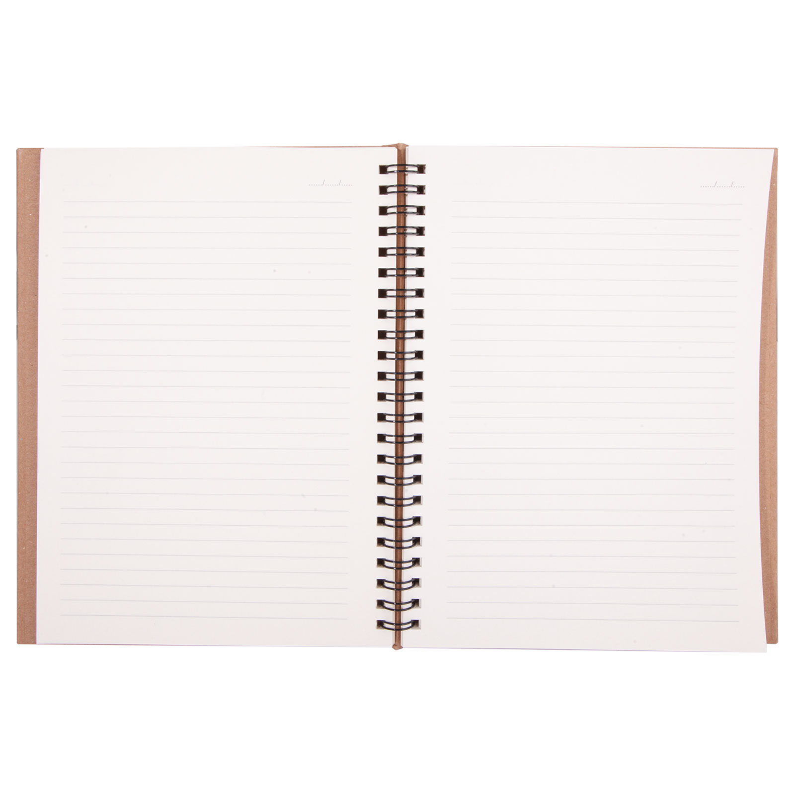 BASINEVLERİ KRAFT SPİRALLİ TARİHSİZ DEFTER (15X21 CM) - Görsel 3