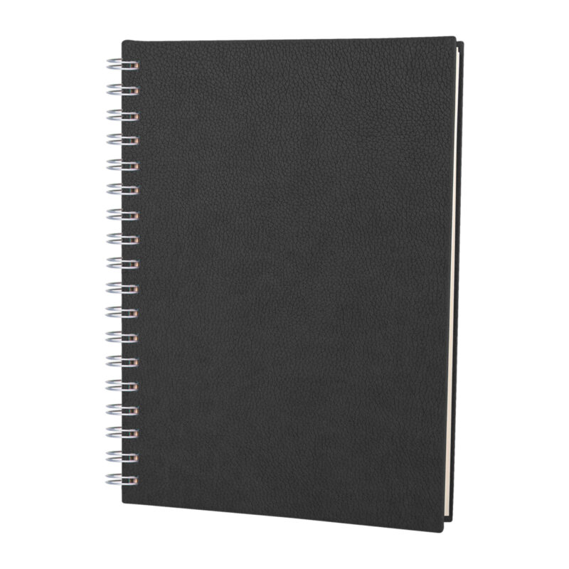 ALTINDAĞ SİYAH KARELİ SPİRALLİ TARİHSİZ DEFTER (17X24 CM)