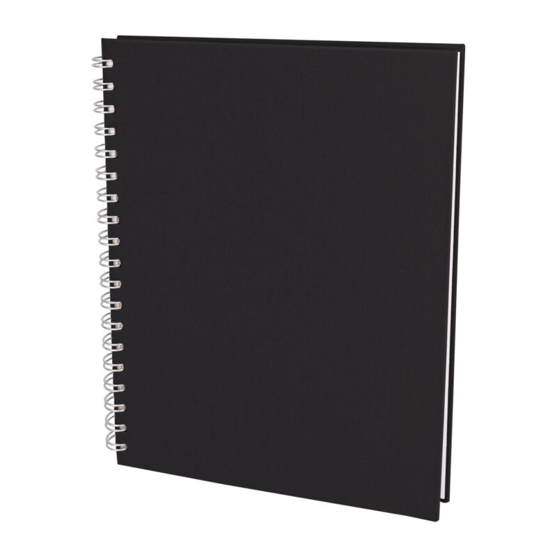 SEĞMENLER SİYAH KARELİ SPİRALLİ TARİHSİZ DEFTER (19X25 CM)