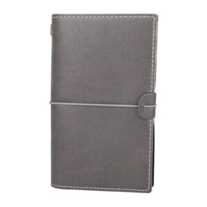 KUĞULU FÜME TARİHSİZ DEFTER (11,5X20 CM)