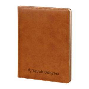 YAKACIK TABA TARİHLİ GÜNLÜK CİLTLİ AJANDA (20X28 CM)