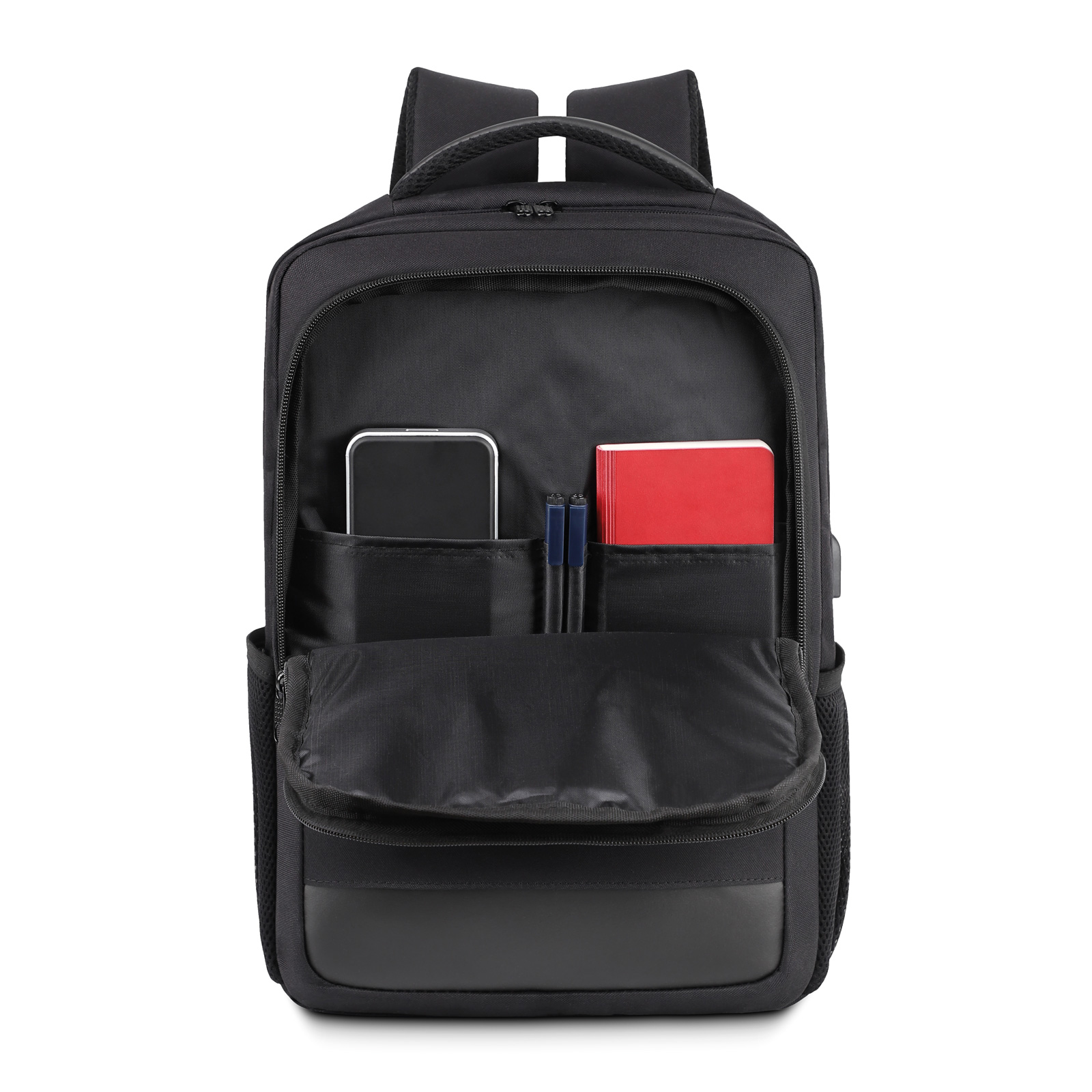 YÖRÜNGE SİYAH LAPTOP BÖLMELİ SIRT ÇANTASI - Görsel 2