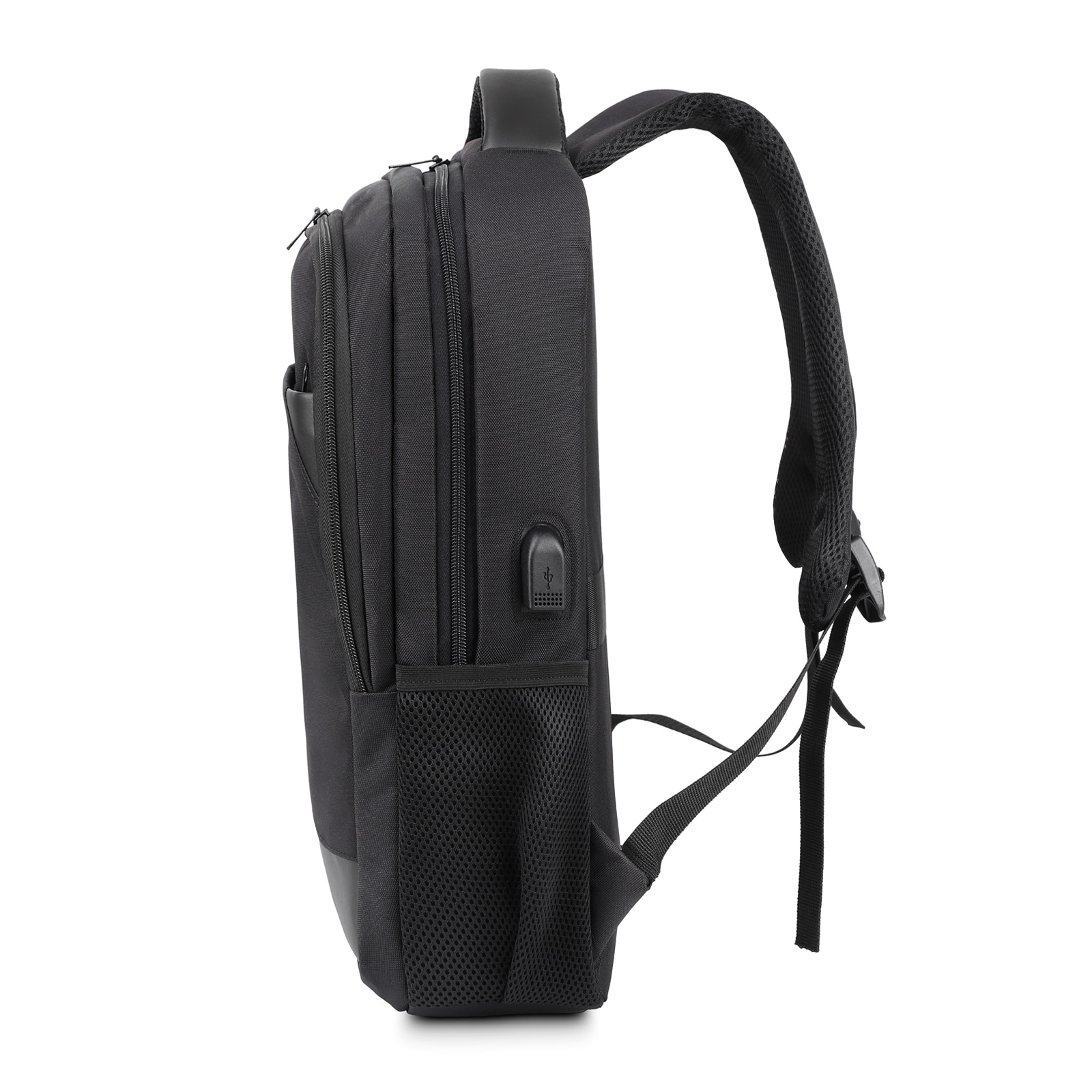 YÖRÜNGE SİYAH LAPTOP BÖLMELİ SIRT ÇANTASI - Görsel 3