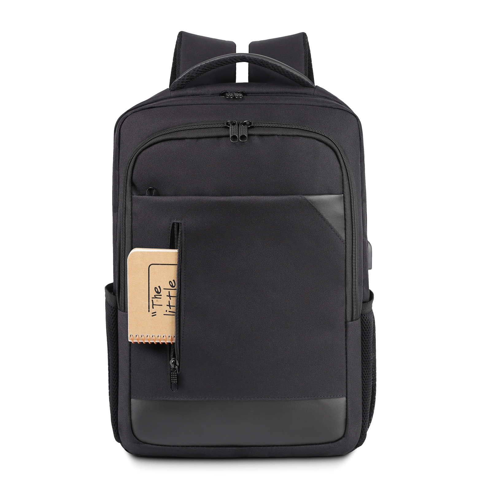 YÖRÜNGE SİYAH LAPTOP BÖLMELİ SIRT ÇANTASI - Görsel 4