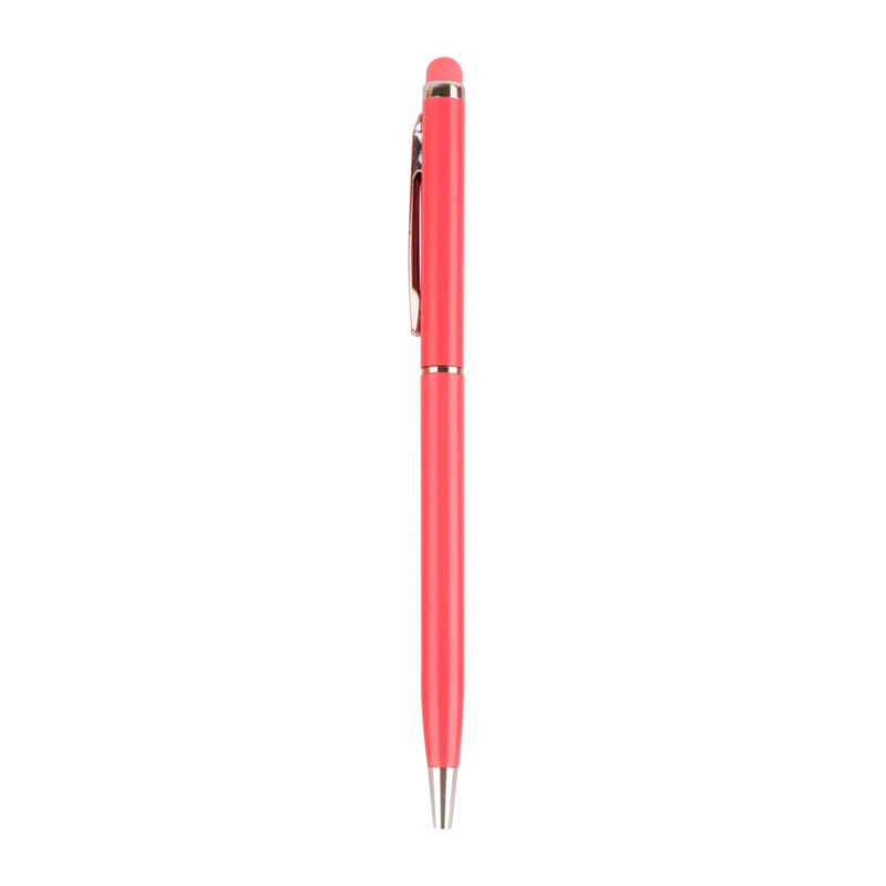 BAYRAKLI PEMBE METAL TÜKENMEZ KALEM