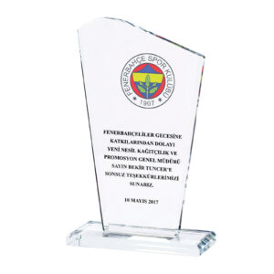 ÖNDER KRİSTAL PLAKET