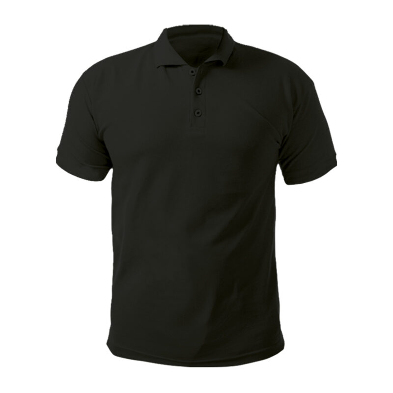 AÇELYA SİYAH M POLO YAKA TİŞÖRT