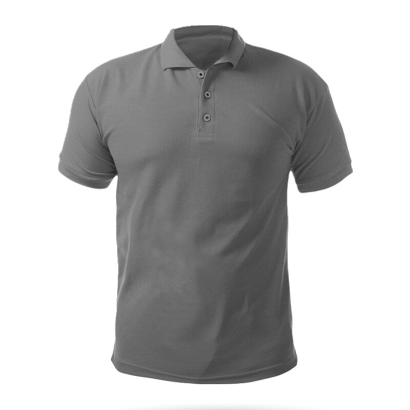 AÇELYA GRİ XXL POLO YAKA TİŞÖRT