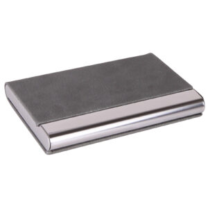 BARLAS GRİ DERİ KARTVİZİTLİK