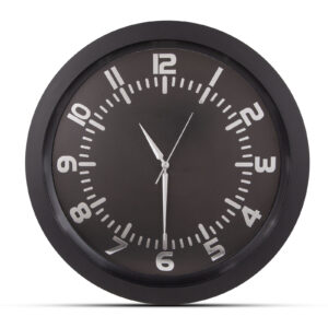 POSEIDON SİYAH PLASTİK KASA DUVAR SAATİ 350MM