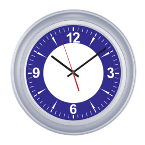 BENDİS509 GÜMÜŞ BRİSTOL KADRAN DUVAR SAATİ (400 MM)