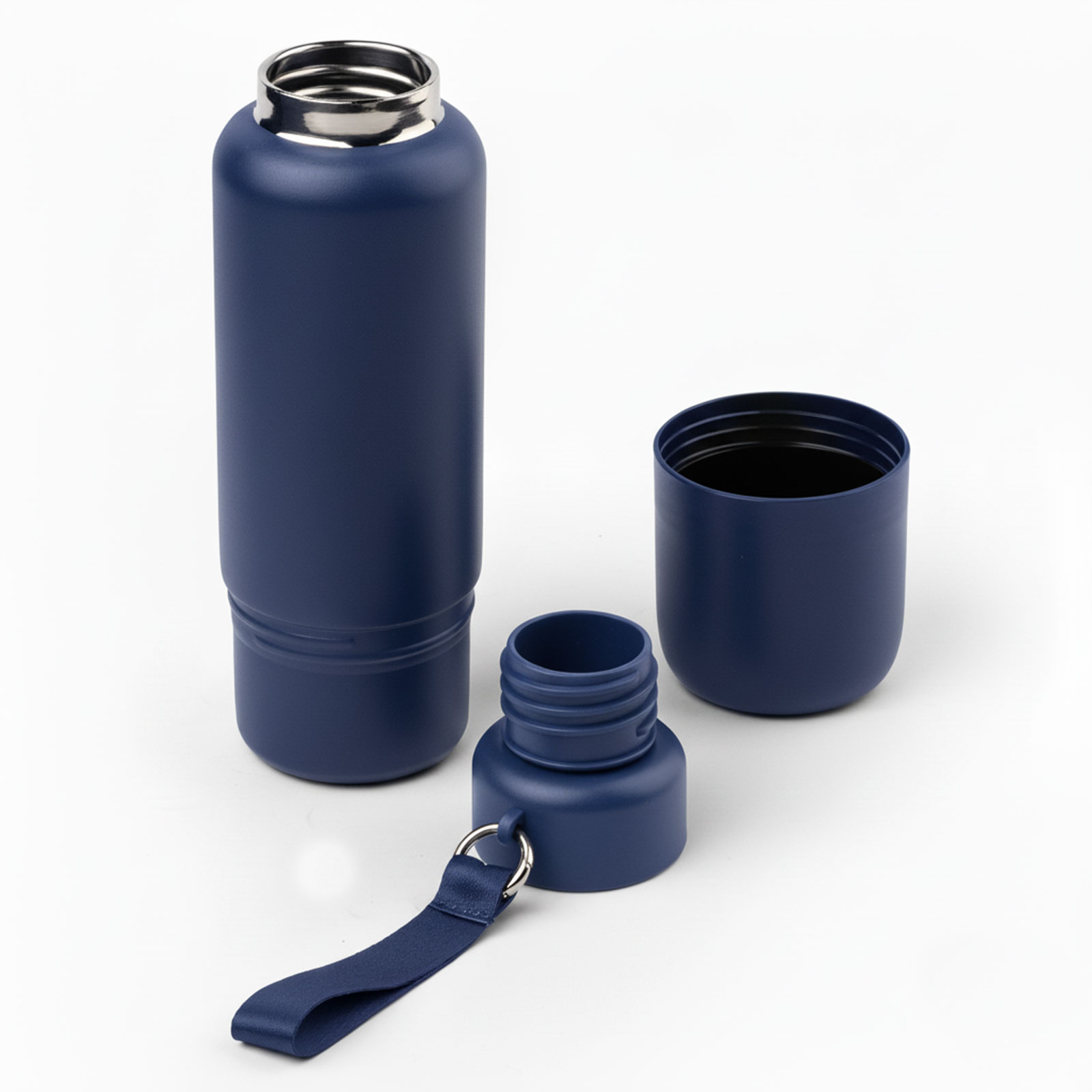 ULUDAĞ LACİVERT 500 ML BARDAKLI TERMOS - Görsel 2