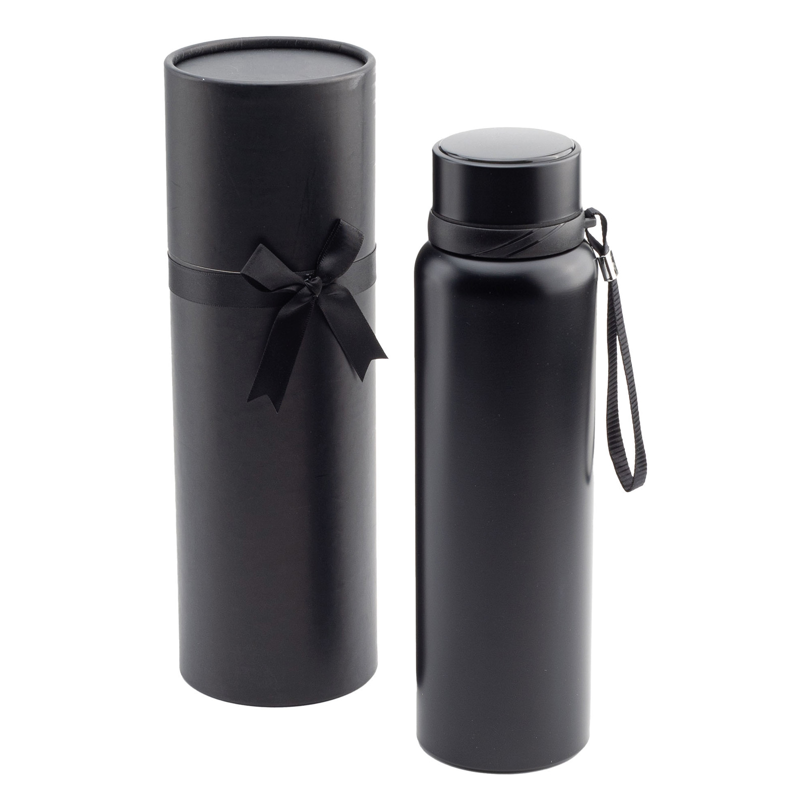 GÖYNÜK SİYAH 1000 ML DERECELİ TERMOS - Görsel 2