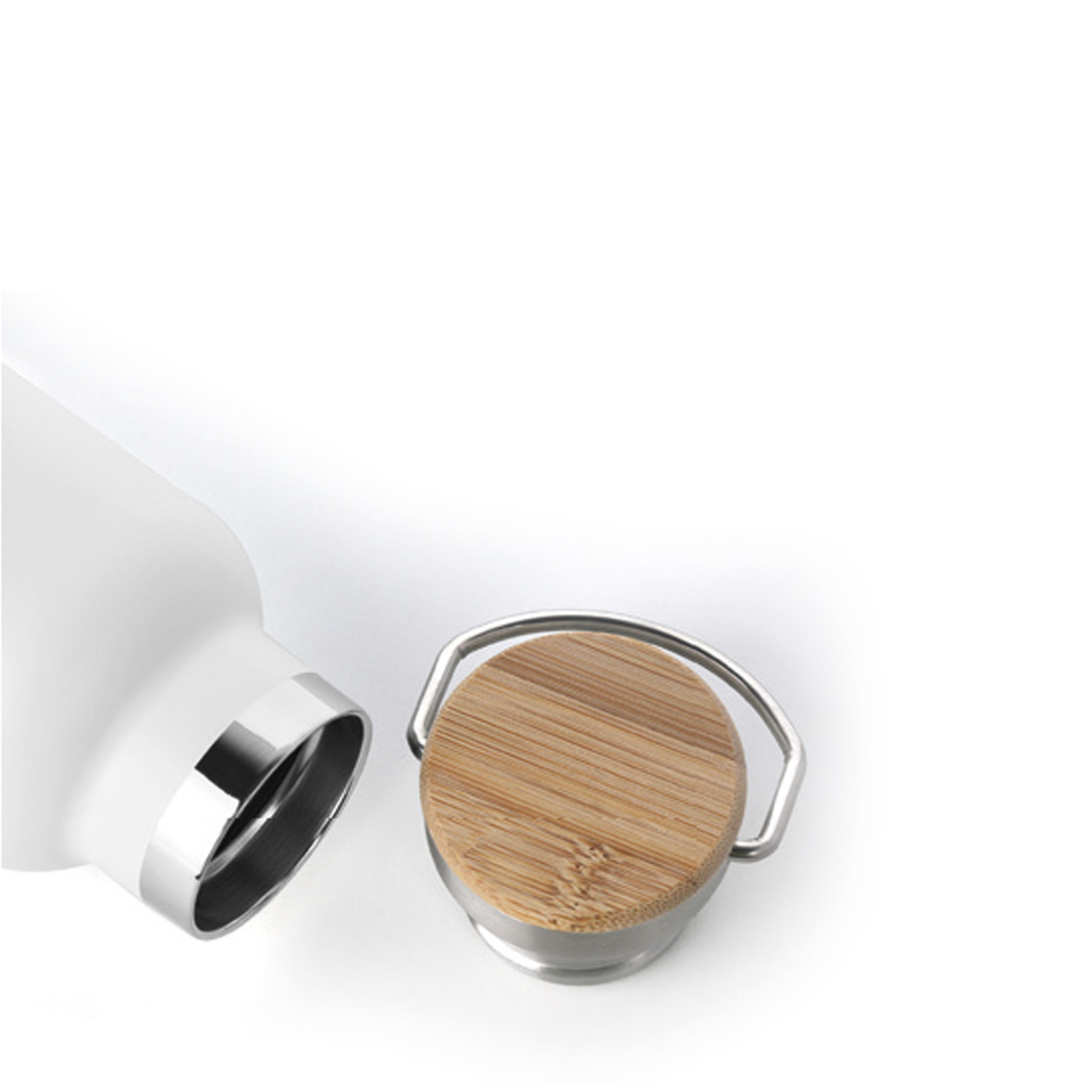 BAFA BEYAZ 500 ML ÇİFT DUVARLI VAKUMLU TERMOS - Görsel 2