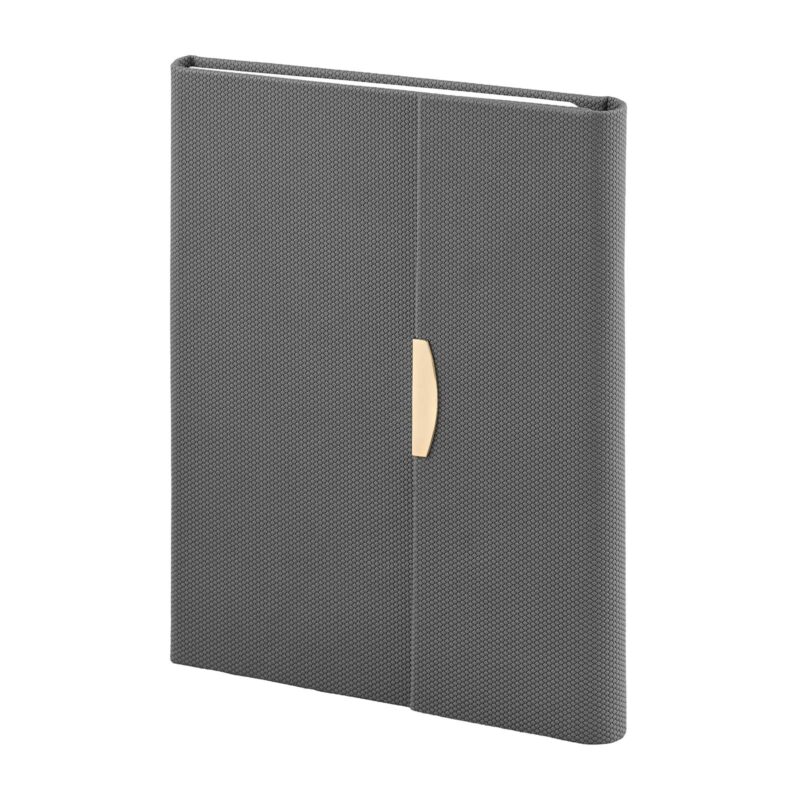 BAĞLICA GRİ TARİHSİZ DEFTER (15X21 CM)